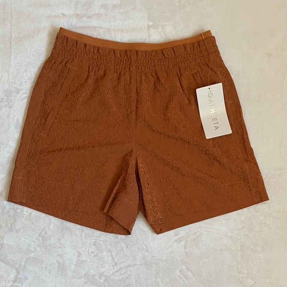 Athleta Pants - Athleta Rust Textured Shorts